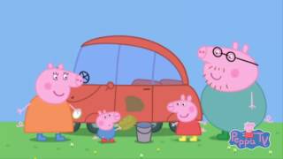 1x33 Peppa Pig en Español - LAVANDO EL COCHE - Episodio Completo Castellano