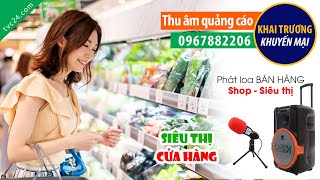 Thu âm KHAI TRƯƠNG siêu thị  Minh Châu TVC24 đọc KHUYẾN MẠI 0967882206