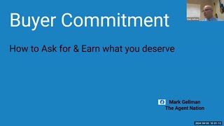 Buyer Commitment: How to Ask for & Earn What You Deserve