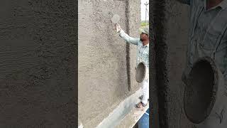 Construction workers work skills #shorts #wallplaster #youtubeshorts #foryou #trending