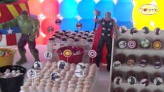 Kit Locação Decoração de Festa Os Vingadores (The Avengers) Donarte