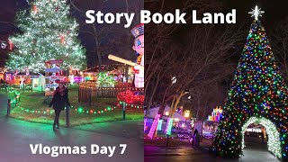 Story Book Land| Christmas Lights| Vlogmas Day 7