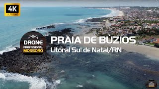 Praia de Búzios   Litoral Sul de Natal/RN | DJI Mini 2 | 4K