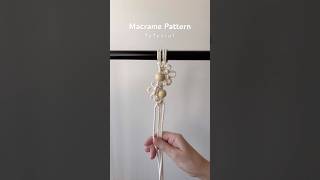 Macrame Pattern Tutorial 🧶 #macrameknot #knot #diymacrametutorial #macrametutorial #diy #macrame