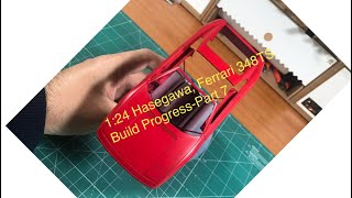 Hasegawa 1:24, Ferrari 348TS - Build Progress - Part 7