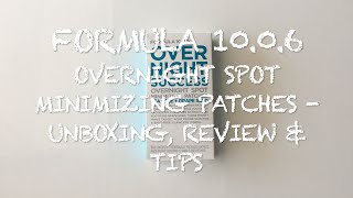 Acne Patches | Formula 10.0.6 Overnight Spot Patches | Unboxing, Review & Tips