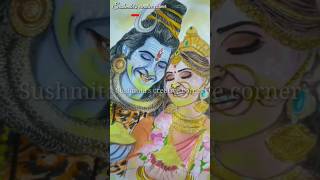 beautiful Mahadev and Parvati ji drawing 😍 #drawing #simple #art #ytshorts #shorts #shortsfeed #like