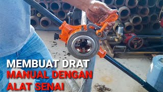 Cara membuat drat manual dengan alat senai