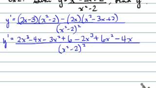 MCV 2.4 Quotient Rule