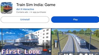 India train sim Frist Look gameplay wap7 train Shatabdi express