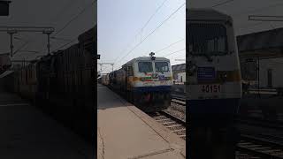 WDP4D Diesel Loco &WAP 7E Loco #indianrailways #shorts