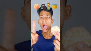 Orenge, oreo,chupa chup, jelly🍊🍩🥓🧀#eatingchallenge #asmr #funny #food #mukbang #shorts