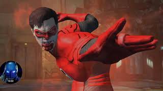 Injustice 3.2: Injustice 2 Superman, Red Lantern Hal Jordan, and Batman Ninja Catwoman