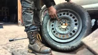 How to change a tire without a tire changer (Part 2)