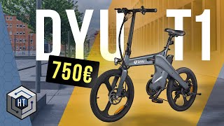 DYU T1 E-Bike │ klappbar  + Drehmomentsensor │ Bestes 2024 unter 750 EUR im Test!?