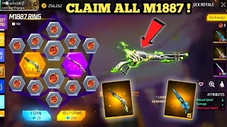 M1887 Ring Event Free Fire || M1887 Ring Event Unlock | Ff New Event Today || Free Fire New Event