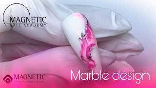 Gelpolish Marble Nails video tutorial