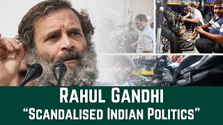 Rahul Gandhi Scandalised Indian Politics | Meets Mechanics Delivery Boys Slum Ladies Truck Drivers