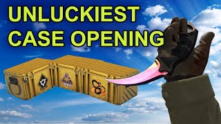 My Unluckiest CASE OPENING! (SO MANY OF THEM)