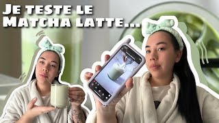 JE TESTE LE MATCHA LATTE ET JE VOMIS ???! (c’est pas un tuto ptdr)