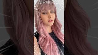 What do you think of this wig?#fy #syntheticwig #pinkwig #bodywavewigs #girlhairstyle #hairtok #wigs