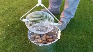 Recogedor de frutos nueces, aceitunas, pelotas de golf...