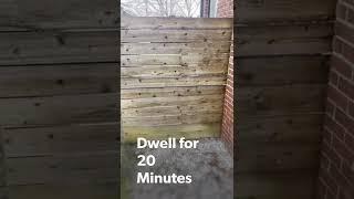 Stain a Fence WITHOUT a power washer!