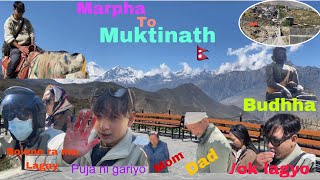 Marpha to muktinath with my sister | MARPHA | JOMSOM | KAGBENI | MUKTINATH | mustang nepal🇳🇵| NEP