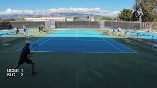 UCSB Tournament: UCSD vs. CPSLO - Men's Singles