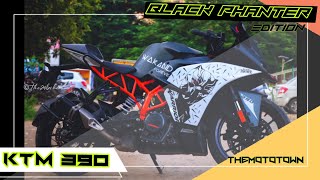 ktmRC390 | blackphanther edition | tamil | ktm modified #tamil #rc390 #bikemodified #24bikers