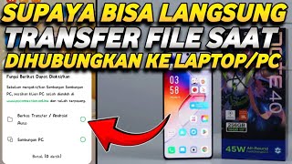 CARA AGAR HP INFINIX BISA LANGSUNG TRANSFER FILE KE LAPTOP SAAT DIHUBUNGKAN KABEL DATA USB