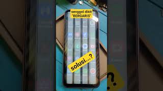 Samsung A14 layar bergaris. #shorts #smartphone #samsunga14 #mobile #display #tipsdantrik