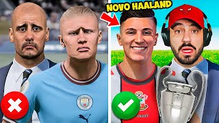 Reconstruindo o *SOUTHAMPTON* com o *NOVO HAALAND* | FIFA 23 Experimento