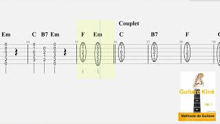 Bim Bam toi - Guitare tutoriel