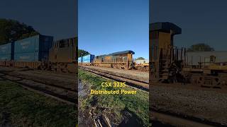 Distributed Power Unit CSX 3235 #csx #distributedpower #dpu #dp #locotrol #train @CameraBryan