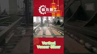 Factory price Vertical Veneer Slicer with high production efficiency can be operated by one person