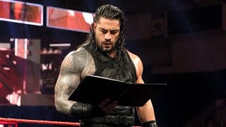 WWE Announces Roman Reigns Next Appearance on WWE Raw 2nd August 2020