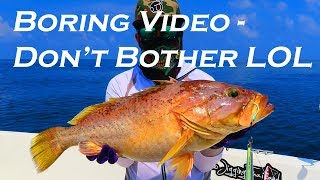 Jigging for groupers in Maldives (BORING VIDEO)