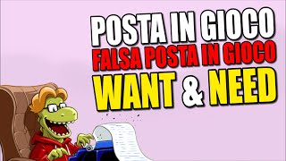 Lezione in REGALO! - Progettare con WANT & NEED, Posta in Gioco & FALSA Posta in Gioco!