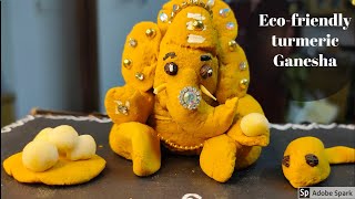 மஞ்சள் விநாயகர் | How To Make Eco Friendly turmeric Ganesha at home in Tamil | Easy Ganesh Making |