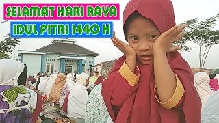 Suasana Menjelang Sholat Idul Fitri 1440 H di Desa Kebandingan