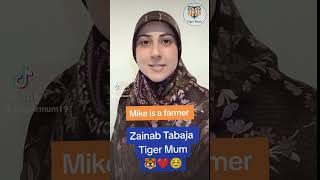 #tigermum#zainabtabajaهو مزارع بالانجليزيّة، جمل قصيرة لتعلّم الانجليزيّة