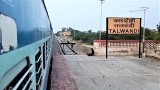 (04488) Sutlej Express Special (Firozpur - Chandigarh) Departing From Talwandi Railway Station.!