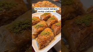 Her Bayram ve Ramazanda benden istenen baklava, çok lezzetli denemenizi tavsiye ederim👌#baklava