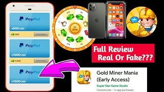 Gold Miner Mania | gold miner mania review | gold miner mania real or fake