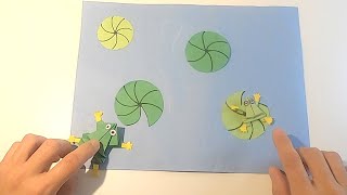 How To Make a Paper Jumping Frog - Fun & Easy Origami｜折纸青蛙