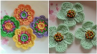 Crochet motif flower 🌸