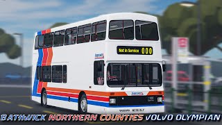 Roblox Bathwick Town - Northern Counties Volvo Olympian first look!