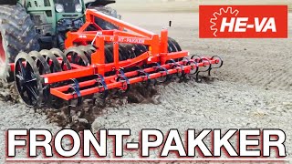 【HE-VA】 Front Pakker 300 + Spring Harrow クボタ