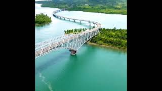 "San Juanico Bridge" linking the city of Tacloban, Leyte to the town of Santa Rita, Samar